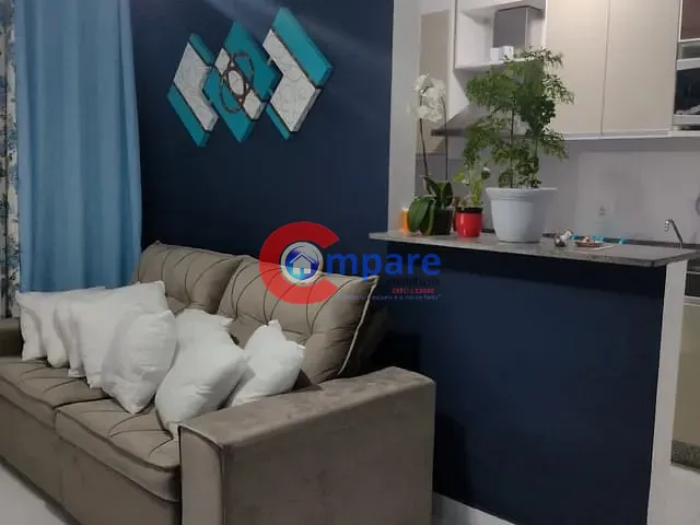 Apartamento com 43m² 2 quartos e 1 banheiro, à venda, no bairro Jardim das Nações em Guarulhos