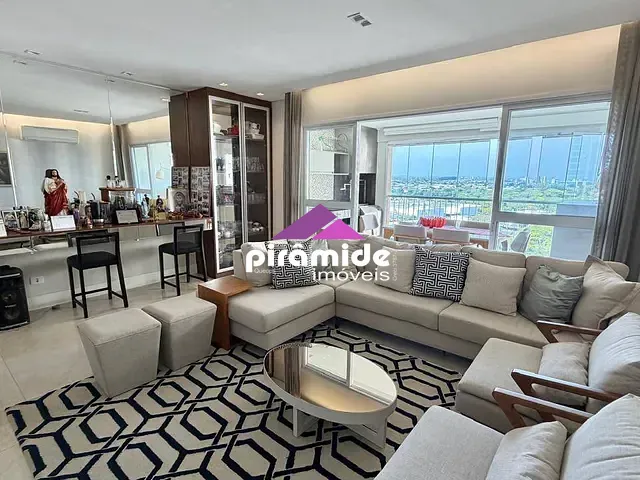 Apartamento com 100m² 2 quartos e 3 banheiros, à venda, no bairro Jardim das Indústrias em São José dos Campos