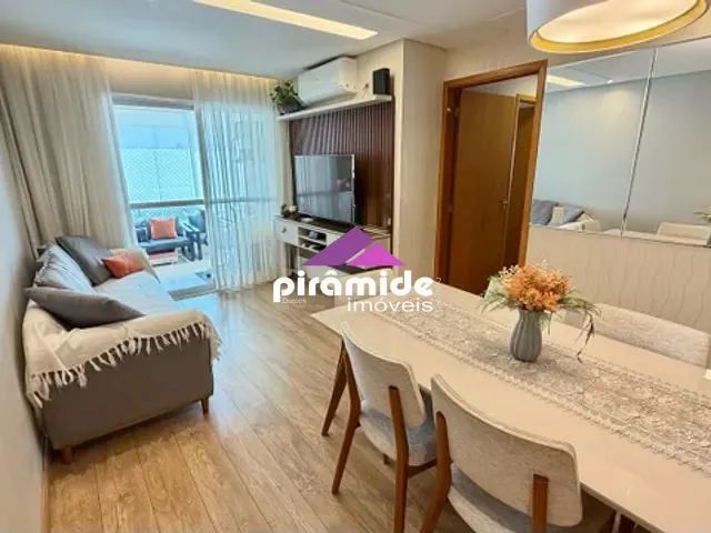 Apartamento com 83m² 3 quartos e 2 banheiros, à venda, no bairro Jardim Aquarius em São José dos Campos