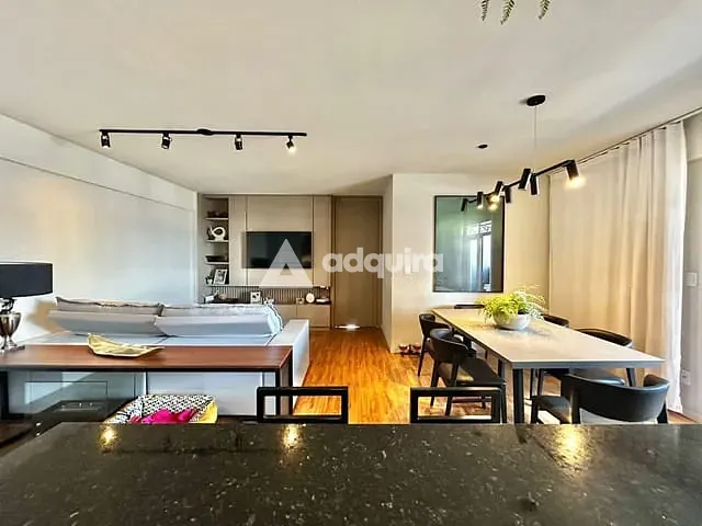 Apartamento com 122m² 3 quartos e 2 banheiros, à venda, no bairro Centro em Ponta Grossa
