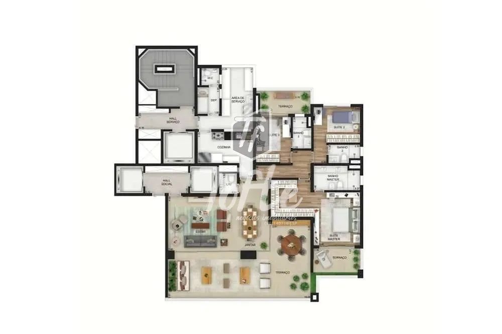 Apartamento, 3 quartos, 207 m² - Foto 4