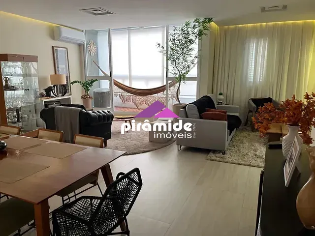 Apartamento com 118m² 4 quartos e 2 banheiros, à venda, no bairro Parque Residencial Aquarius em São José dos Campos