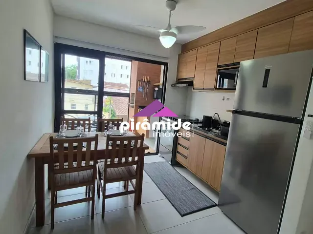 Apartamento com 45m² 1 quarto e 2 banheiros, à venda, no bairro Itaguá em Ubatuba
