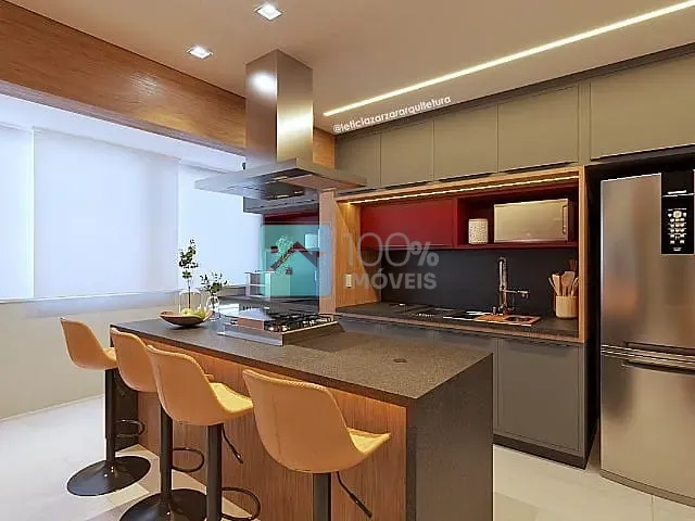 Apartamento com 70m² 2 quartos e 1 banheiro, à venda, no bairro Vila Industrial em São José dos Campos