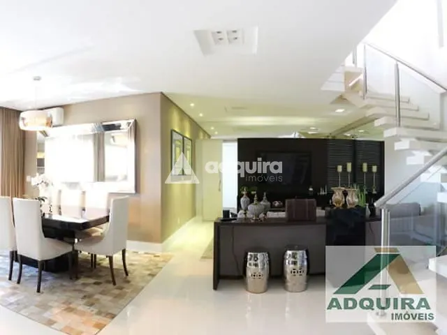 Cobertura / Penthouse com 440m² 3 quartos e 5 banheiros, à venda, no bairro Centro em Ponta Grossa