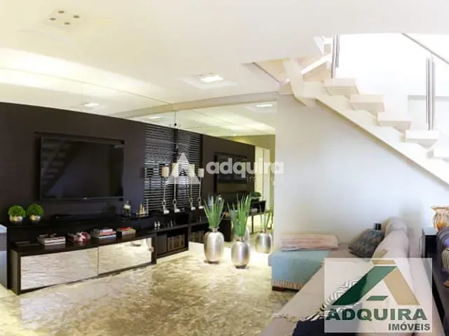 Cobertura / Penthouse com 440m² 3 quartos e 5 banheiros, à venda, no bairro Centro em Ponta Grossa