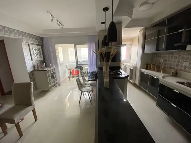 Apartamento com 72m² 2 quartos e 1 banheiro, para alugar, no bairro Campestre em Santo André