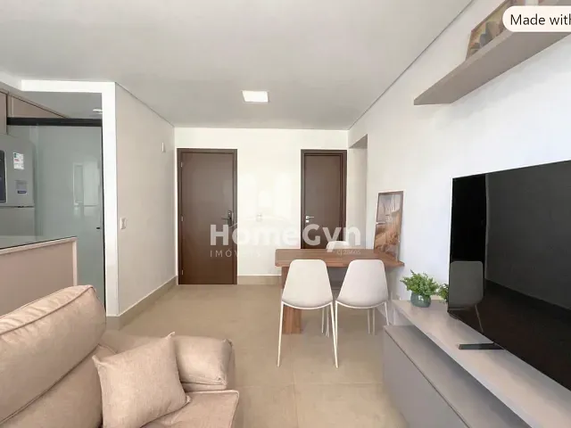 Apartamento com 70m² 2 quartos e 3 banheiros, para alugar, no bairro Setor Marista em Goiânia