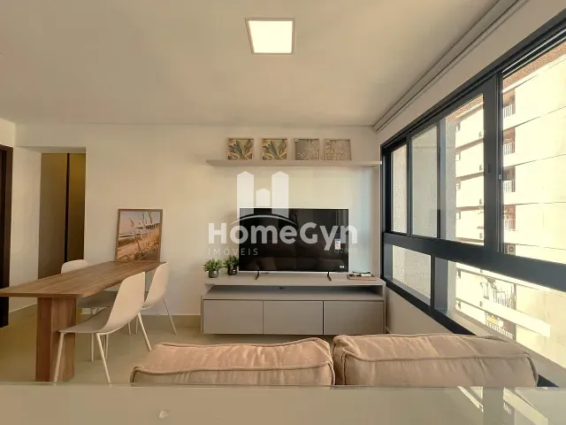 Apartamento com 70m² 2 quartos e 3 banheiros, para alugar, no bairro Setor Marista em Goiânia