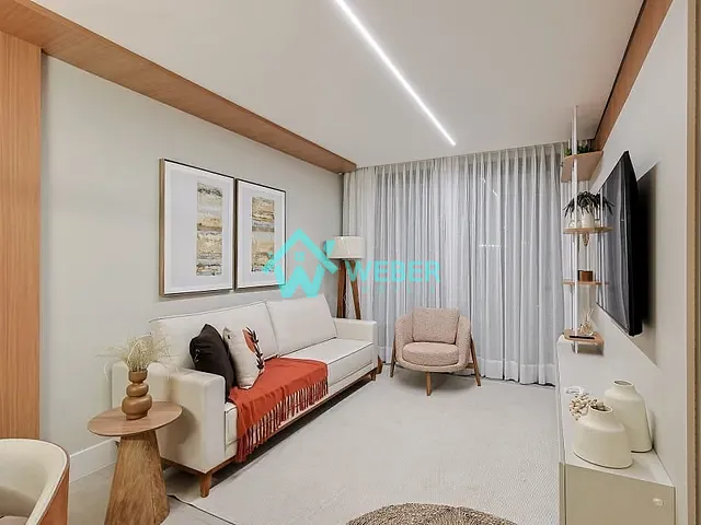 Apartamento com 143m² 2 quartos e 3 banheiros, à venda, no bairro Praia da Cal em Torres