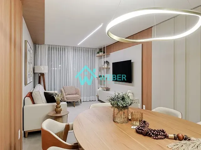 Apartamento com 143m² 2 quartos e 3 banheiros, à venda, no bairro Praia da Cal em Torres