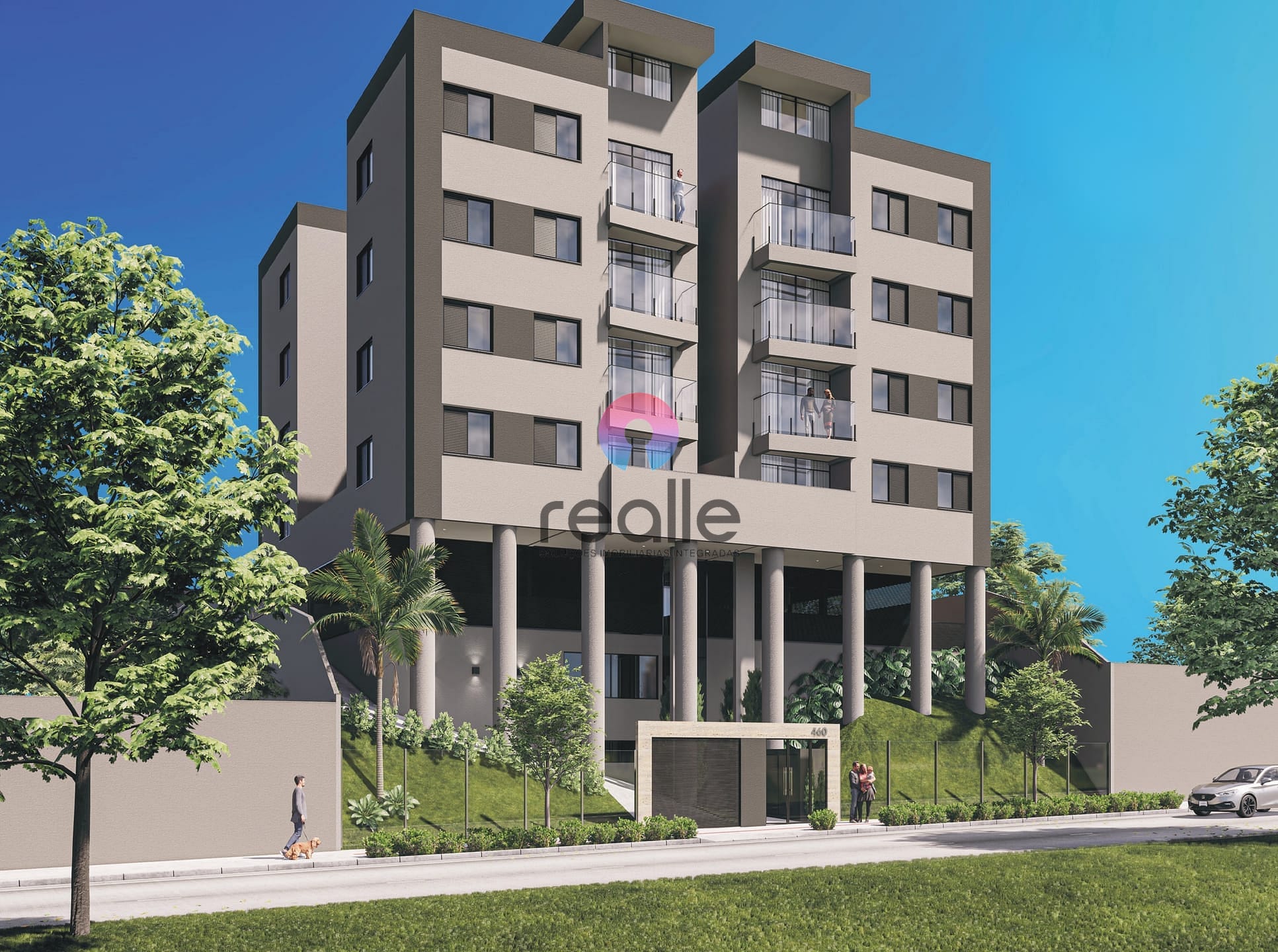 Apartamento à venda com 3 quartos, 74m² - Foto 1