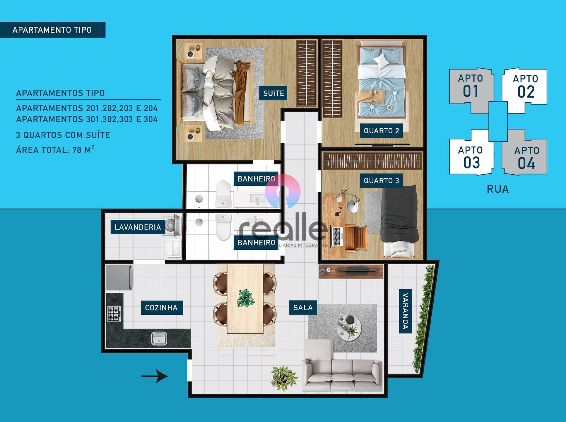 Apartamento à venda com 3 quartos, 74m² - Foto 13