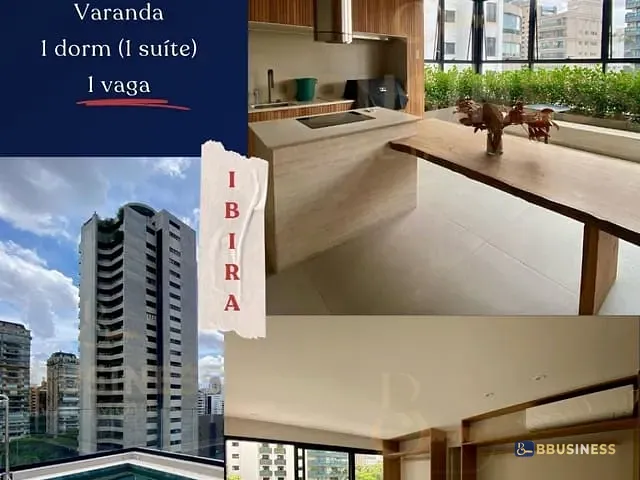 Apartamento com 56m² 1 quarto e 1 banheiro, à venda, no bairro Vila Nova Conceição em São Paulo