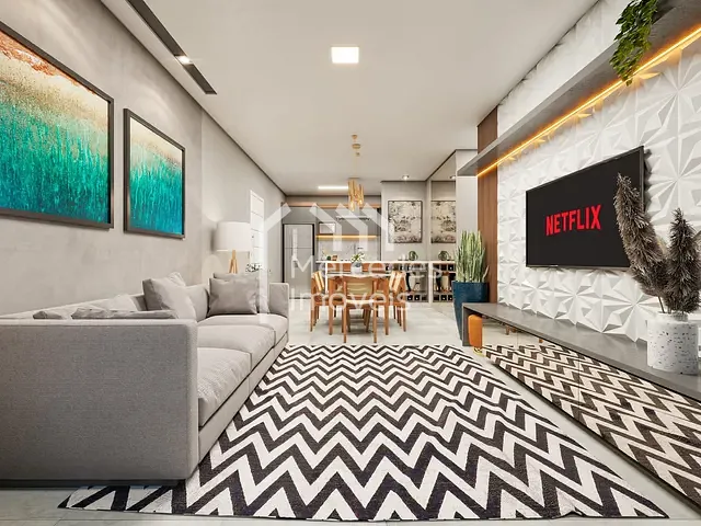 Apartamento com 77m² 2 quartos e 1 banheiro, à venda, no bairro São Vicente em Itajaí