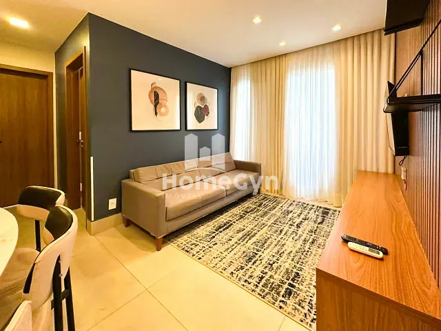 Apartamento com 69m² 2 quartos e 2 banheiros, para alugar, no bairro Setor Bueno em Goiânia