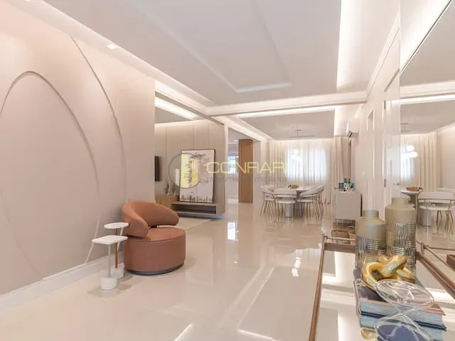 Apartamento com 442m² 4 quartos e 5 banheiros, à venda, no bairro Meia Praia em Itapema