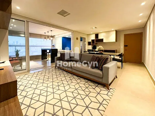 Apartamento 3 quartos e 4 banheiros, para alugar, no bairro Setor Marista em Goiânia
