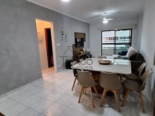 Apartamento 2 quartos e 2 banheiros, à venda, no bairro Canto do Forte em Praia Grande