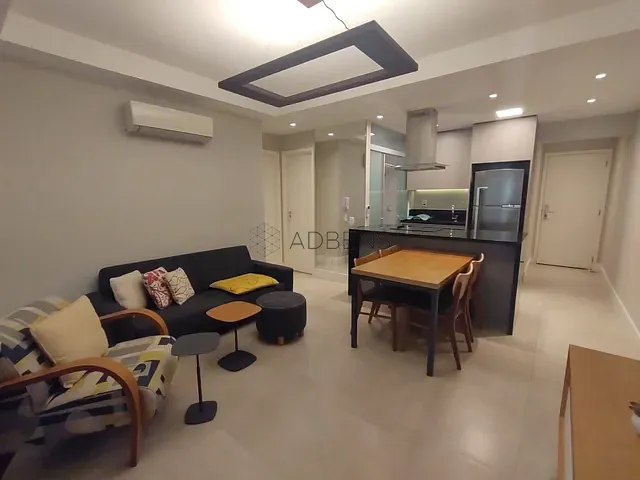 Apartamento 1 quarto e 2 banheiros, para alugar, no bairro Brooklin Paulista em São Paulo