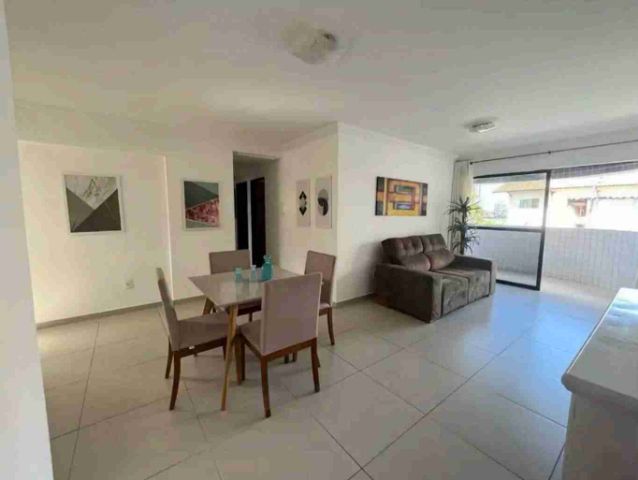 Apartamento com 94m² 3 quartos e 3 banheiros, à venda, no bairro Bessa em João Pessoa