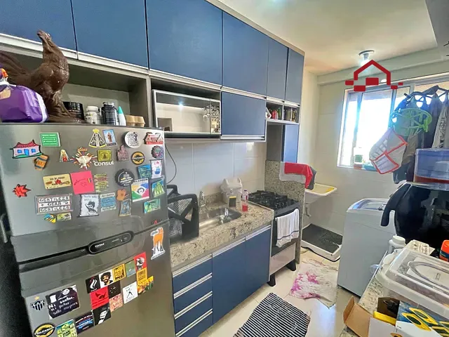 Apartamento 2 quartos e 1 banheiro, à venda, no bairro Minaslândia em Belo Horizonte