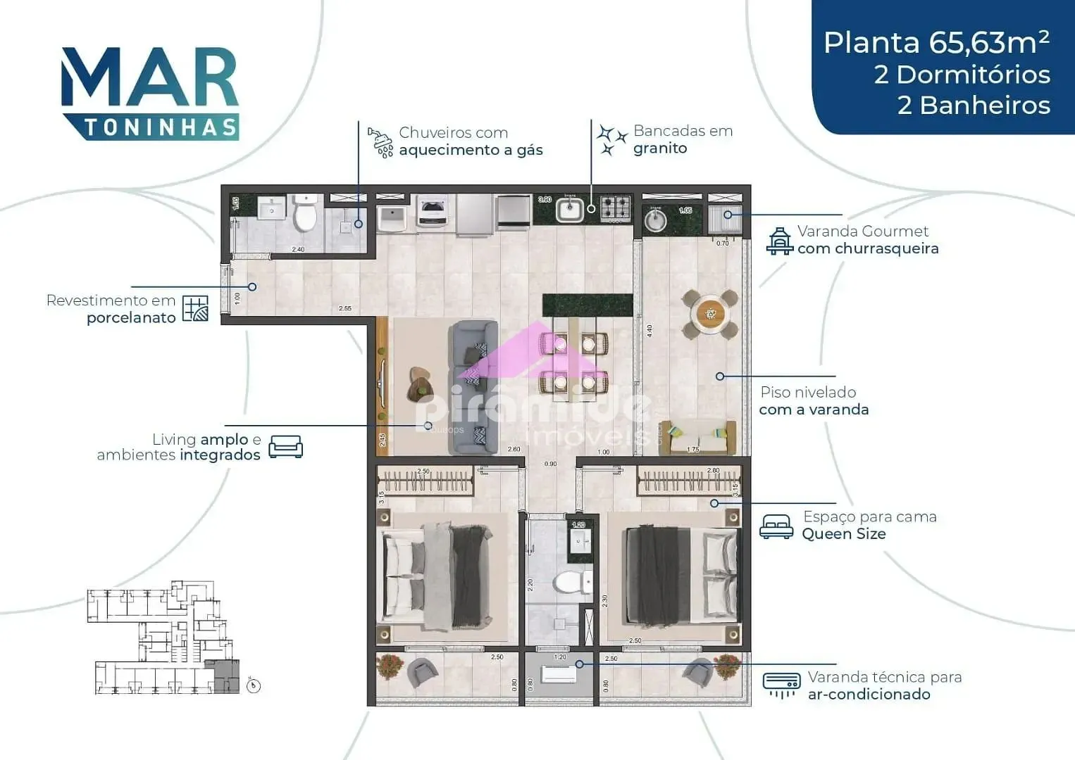 Apartamento, 2 quartos, 66 m² - Foto 5