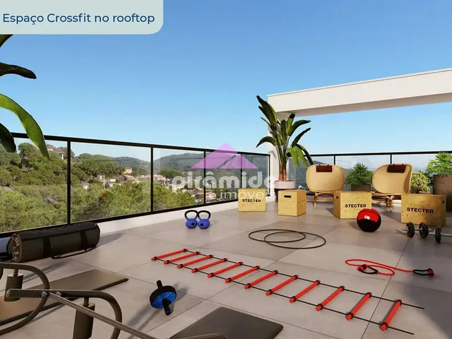 Apartamento com 45m² 1 quarto e 1 banheiro, à venda, no bairro Praia das Toninhas em Ubatuba
