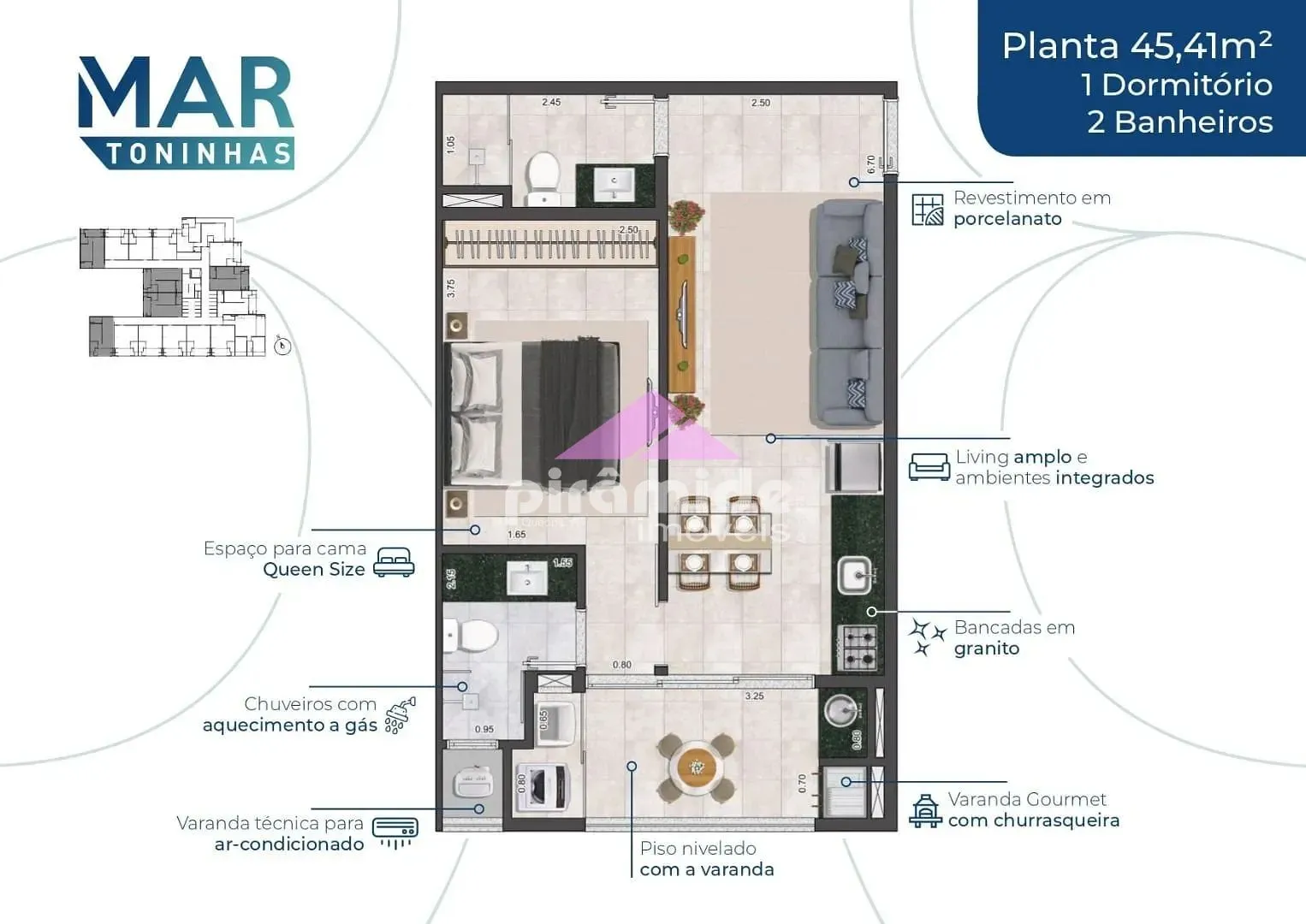 Apartamento, 1 quarto, 45 m² - Foto 4