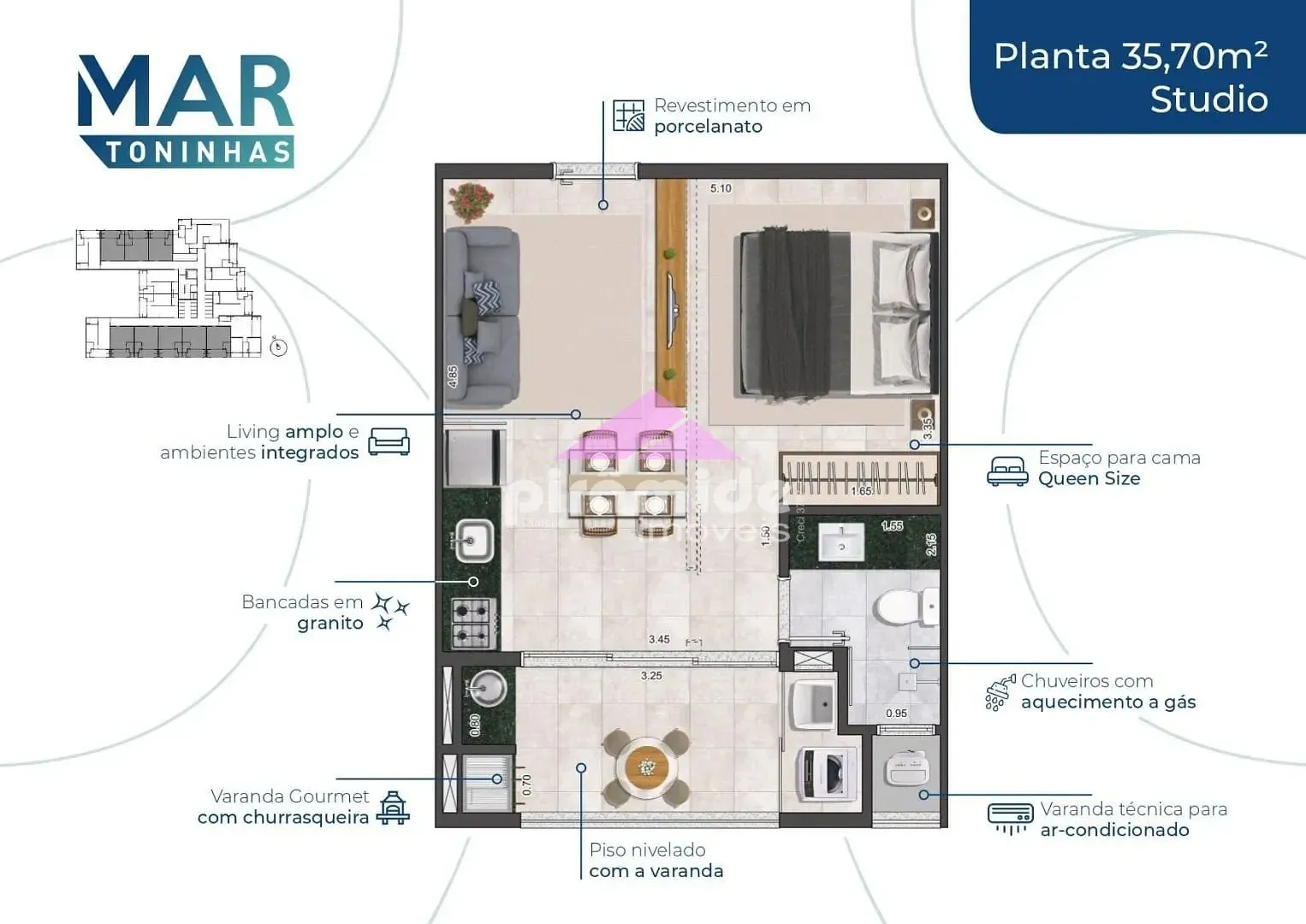 Apartamento, 1 quarto, 36 m² - Foto 5