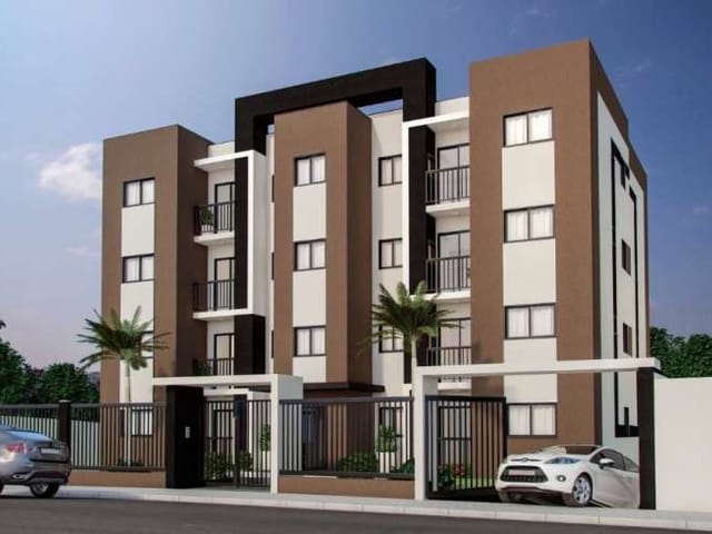 Apartamento com 70m² 2 quartos e 1 banheiro, à venda, no bairro Chapada em Ponta Grossa