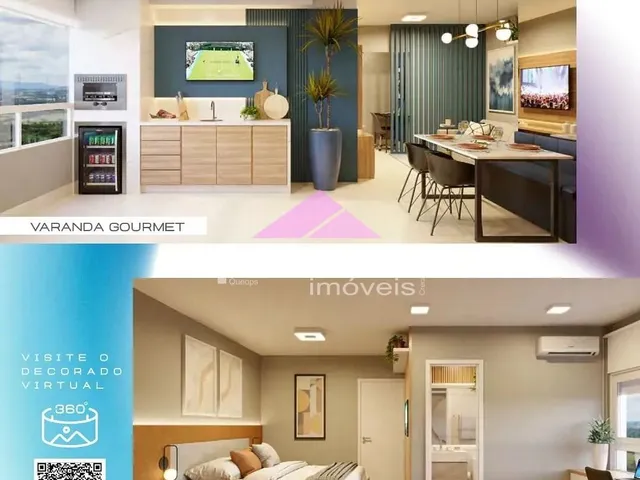 Apartamento com 71m² 2 quartos e 2 banheiros, à venda, no bairro Jardim das Colinas em São José Dos Campos