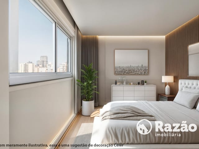Apartamento 2 quartos e 1 banheiro, à venda, no bairro Centro em Curitiba