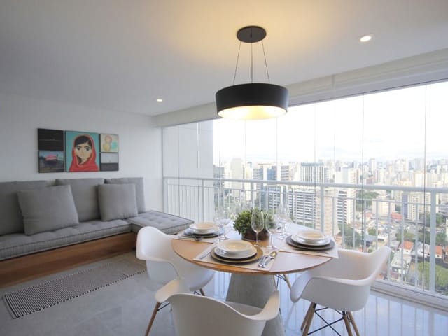 Foto do Apartamento - Apartamento para alugar, 57 m² - Itaim - São Paulo/SP, Uma vaga de garagem. Mobiliado | Paulista Imóveis