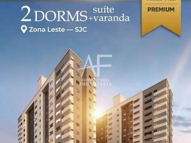 Apartamento com 47m² 2 quartos e 1 banheiro, à venda, no bairro Jardim Castanheira em São José dos Campos
