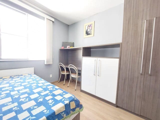 Apartamento 2 quartos e 1 banheiro, à venda, no bairro Jardim Jaraguá em Taubaté