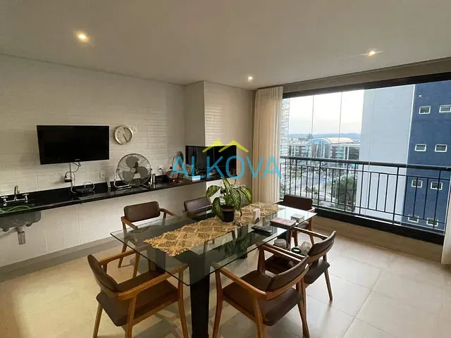 Apartamento com 415m² 4 quartos e 6 banheiros, à venda, no bairro Jardim Aquarius em São José dos Campos