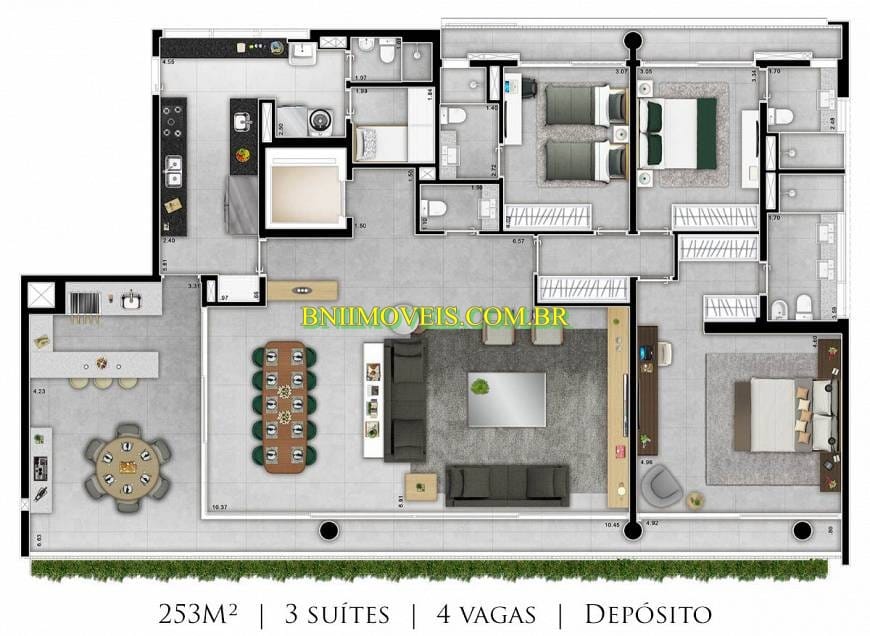 Apartamento, 2 quartos, 252 m² - Foto 12