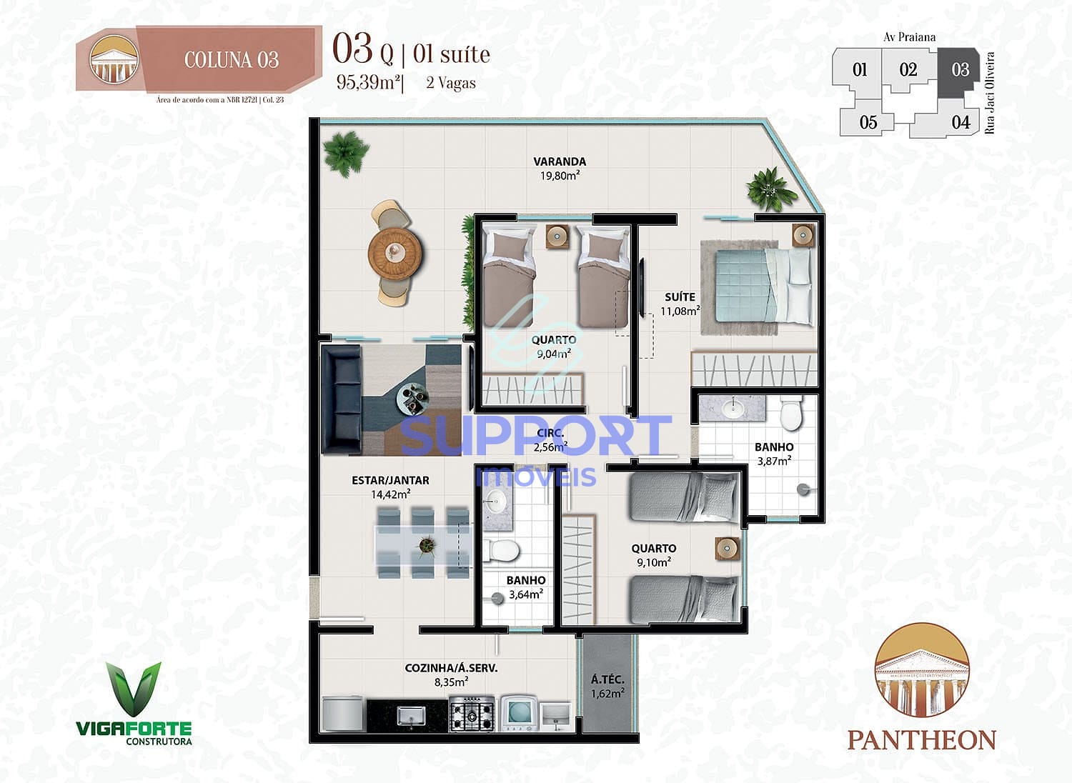 Apartamento, 1 quarto, 95 m² - Foto 21