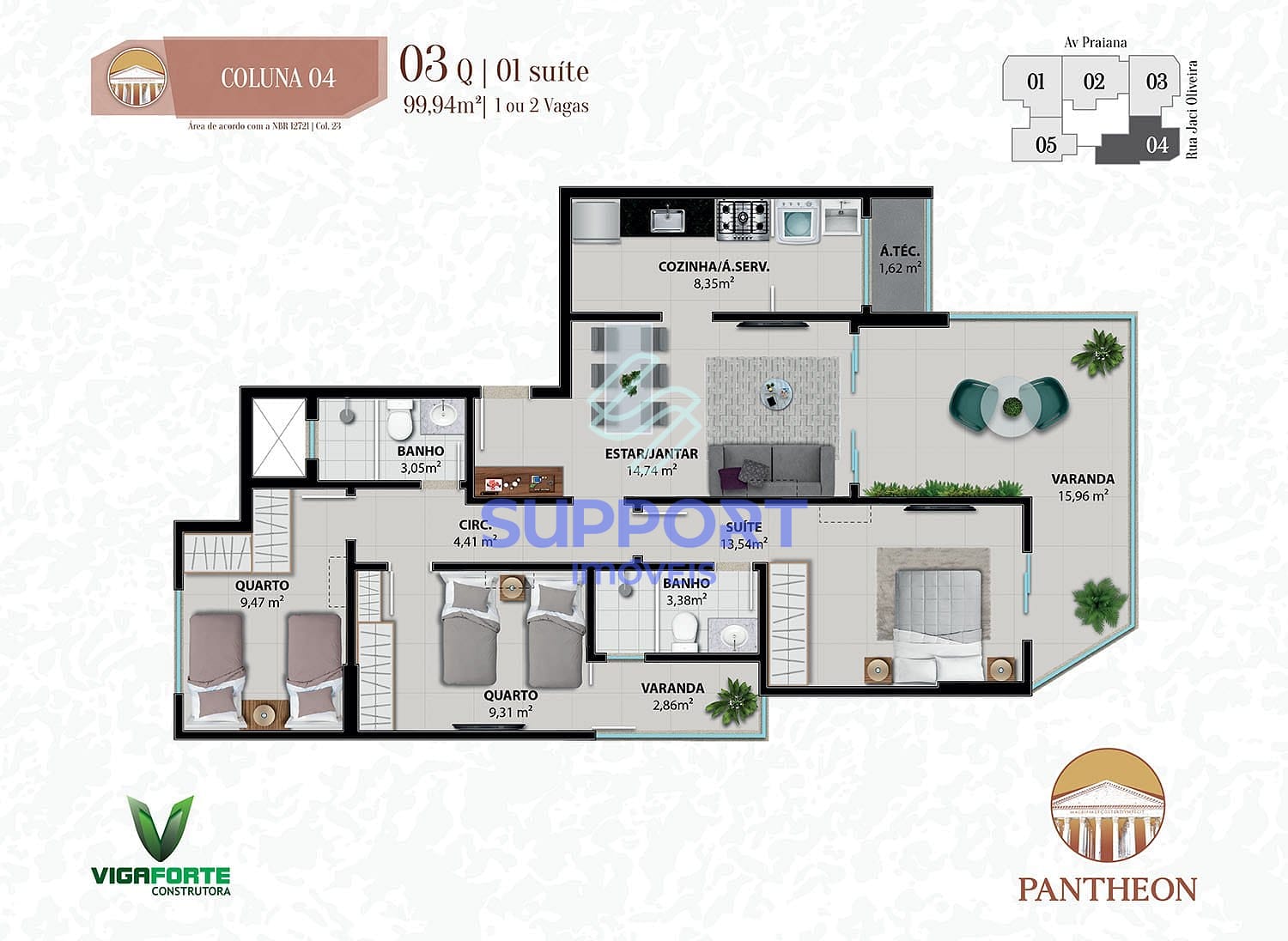 Apartamento, 1 quarto, 95 m² - Foto 22