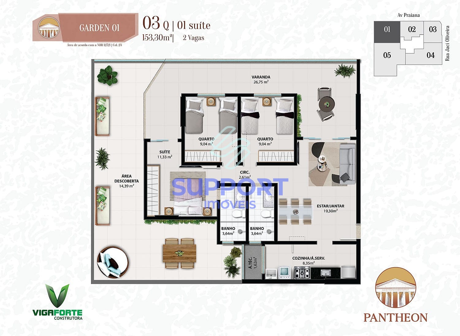 Apartamento, 1 quarto, 95 m² - Foto 24