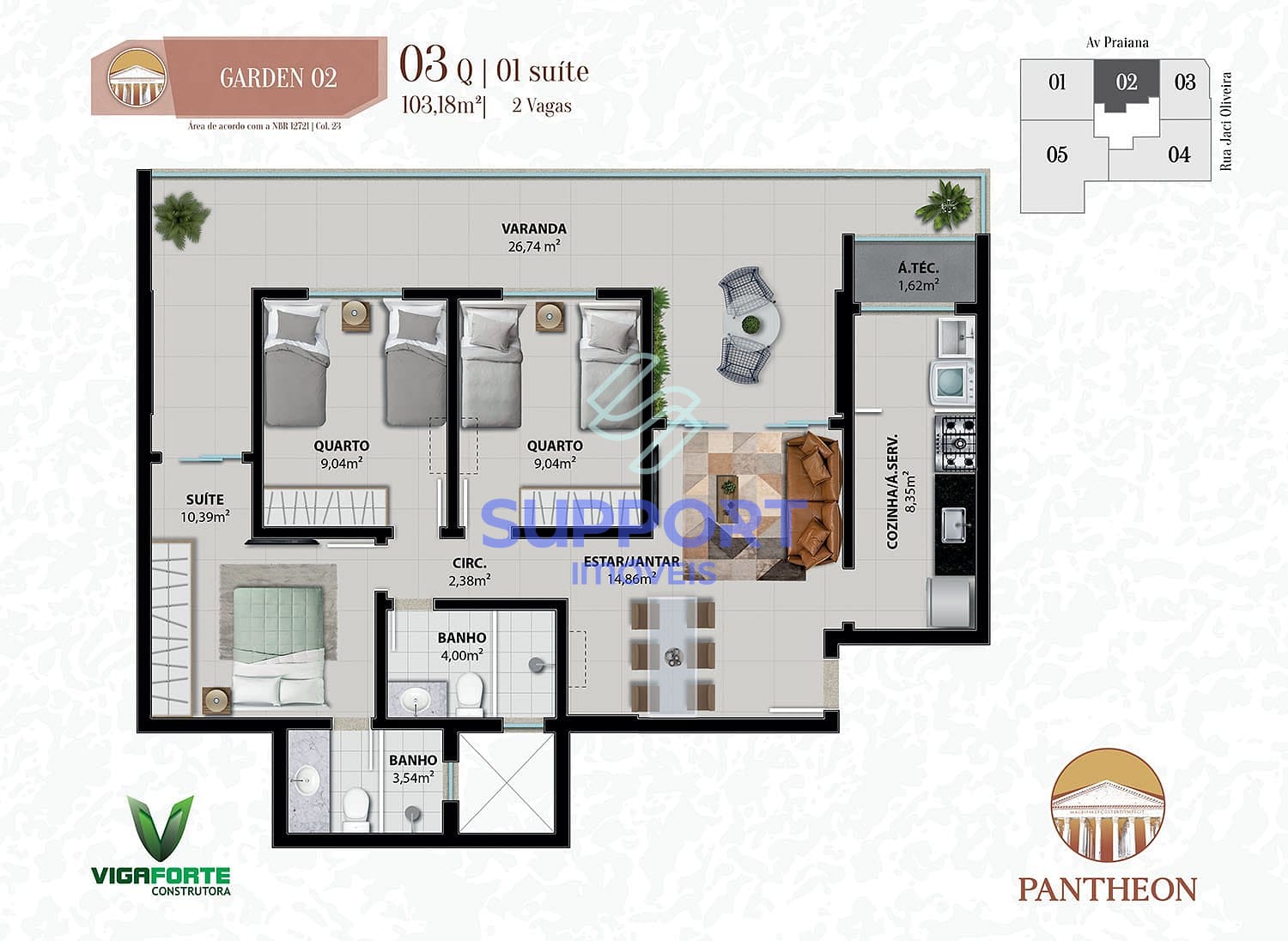Apartamento, 1 quarto, 95 m² - Foto 25
