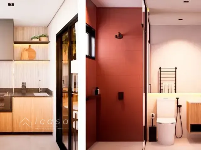 Apartamento com 55m² 2 quartos e 1 banheiro, à venda, no bairro Centro em Caçapava