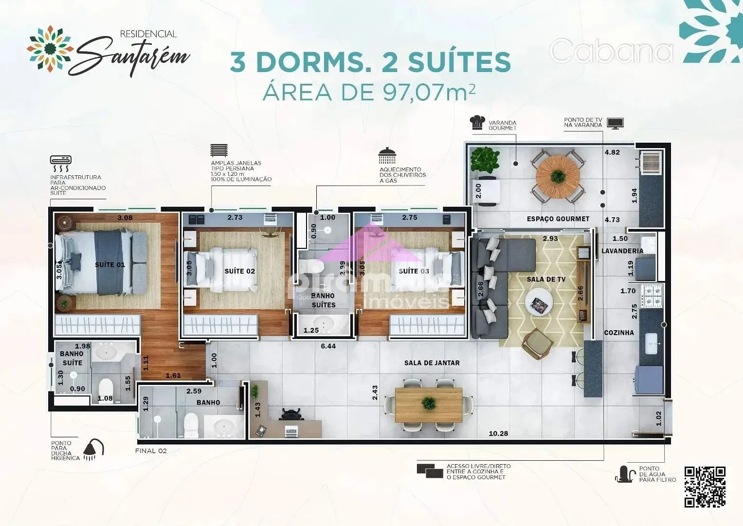 Apartamento, 3 quartos, 97 m² - Foto 4