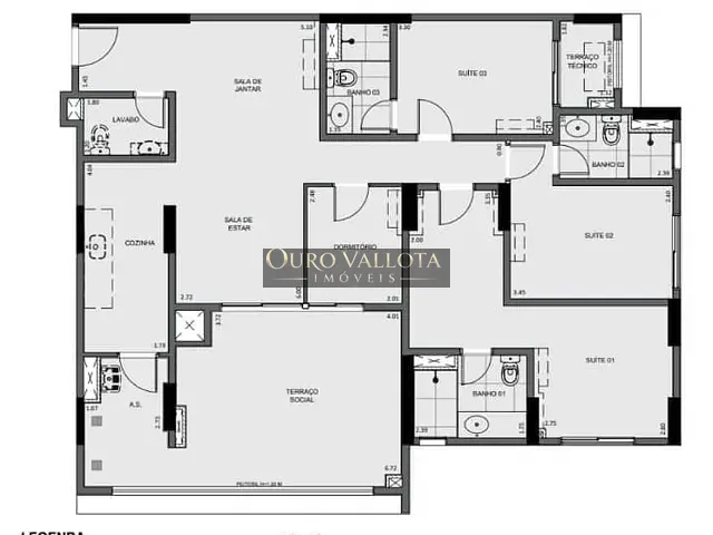 Apartamento 3 quartos e 4 banheiros, à venda, no bairro Mooca em São Paulo