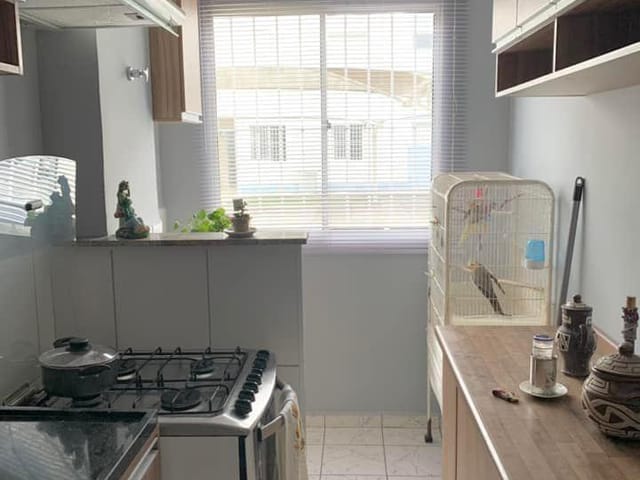 Apartamento 2 quartos e 1 banheiro, à venda, no bairro Parque São Luís em Taubaté