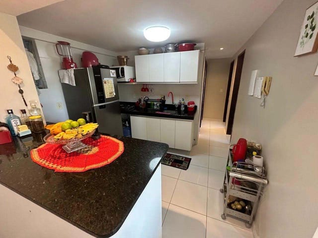 Apartamento com 70m² 3 quartos e 2 banheiros, à venda, no bairro Ponta de Campina em Cabedelo