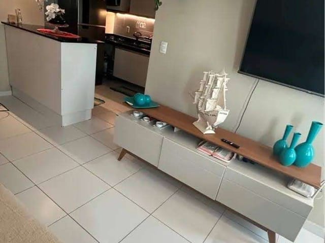 Apartamento com 70m² 3 quartos e 2 banheiros, à venda, no bairro Ponta de Campina em Cabedelo