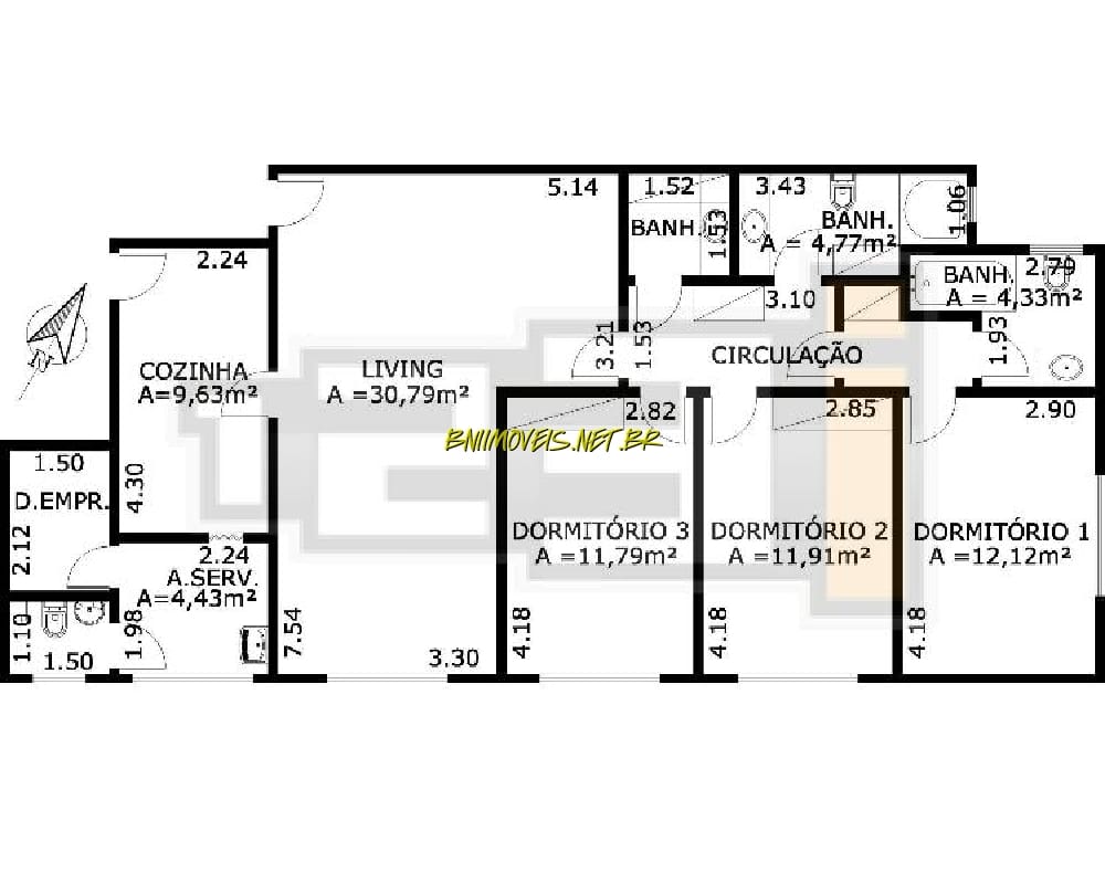 Apartamento, 3 quartos, 113 m² - Foto 25
