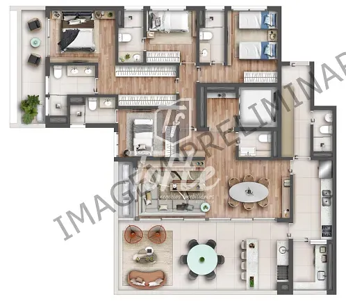 Apartamento, 4 quartos, 184 m² - Foto 21